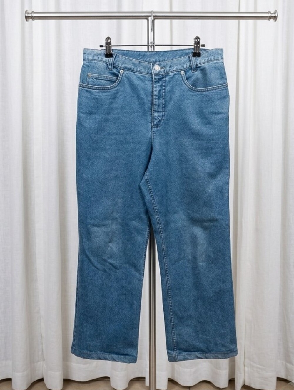 Pendleton Petite Blue Denim Jeans with Faded Wash